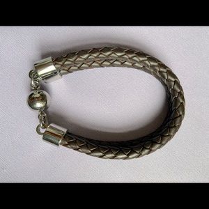 Steel By Design Leather Bracelet